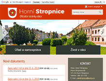 Tablet Screenshot of horni-stropnice.cz